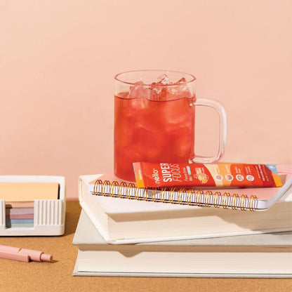 Nello Superfocus – Nootropic Drink Mix with Lion’S Mane, Rhodiola & Alpha-Gpc – Supports Memory, Brain Health & Mental Stamina, Enhances Clarity & Sharpness, Helps Fight Brain Fog – Travel Packets (20 Servings) Healthcare Convenient