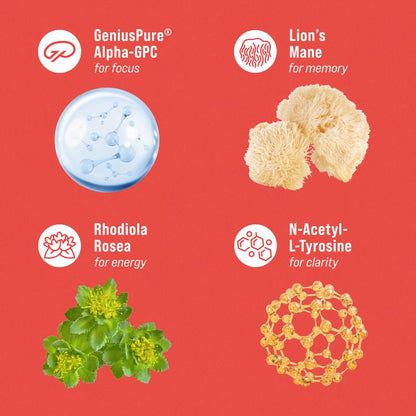 Nello Superfocus – Nootropic Drink Mix with Lion’S Mane, Rhodiola & Alpha-Gpc – Supports Memory, Brain Health & Mental Stamina, Enhances Clarity & Sharpness, Helps Fight Brain Fog – Travel Packets (20 Servings) Healthcare Convenient